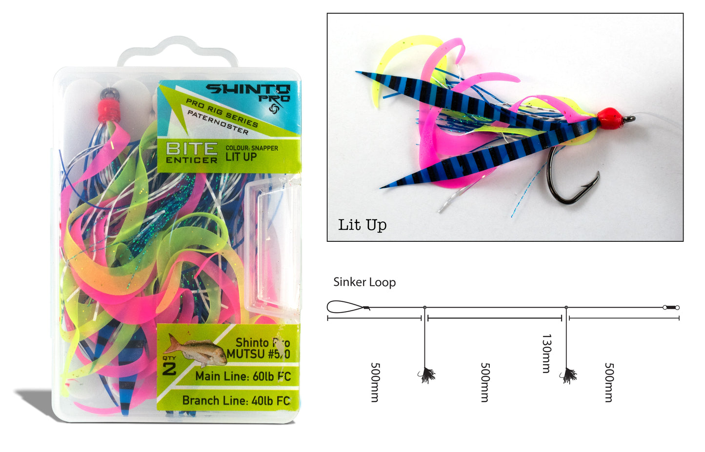 Shinto Pro Bite Enticer Paternoster Mutsu Circle Rig