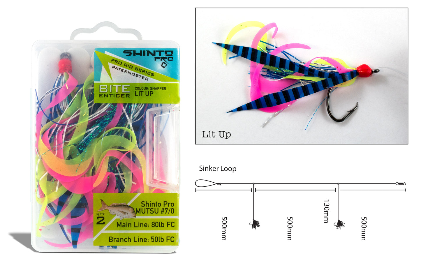 Shinto Pro Bite Enticer Paternoster Mutsu Circle Rig